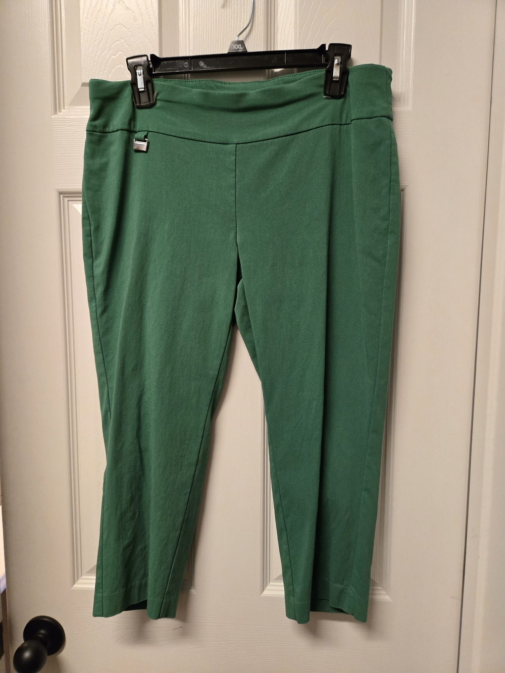 Alfani 12P Kelly Green Stretch Ponte Ankle Pants